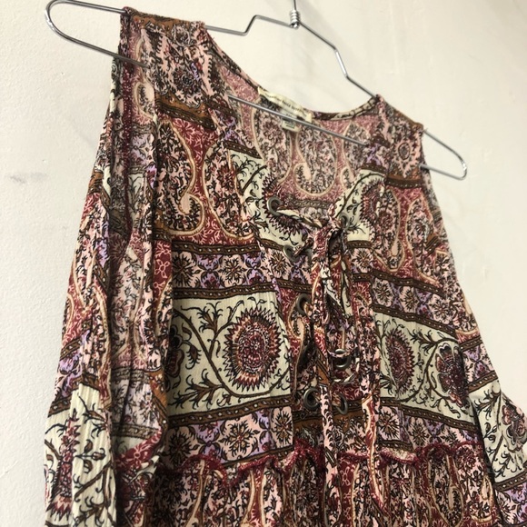 Bohemian peasant dress American Eagle Outfitters - Picture 3 of 5